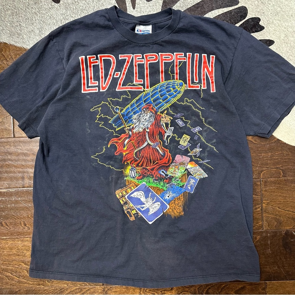 Vintage LED Zeppelin Zoso Wizard T-Shirt